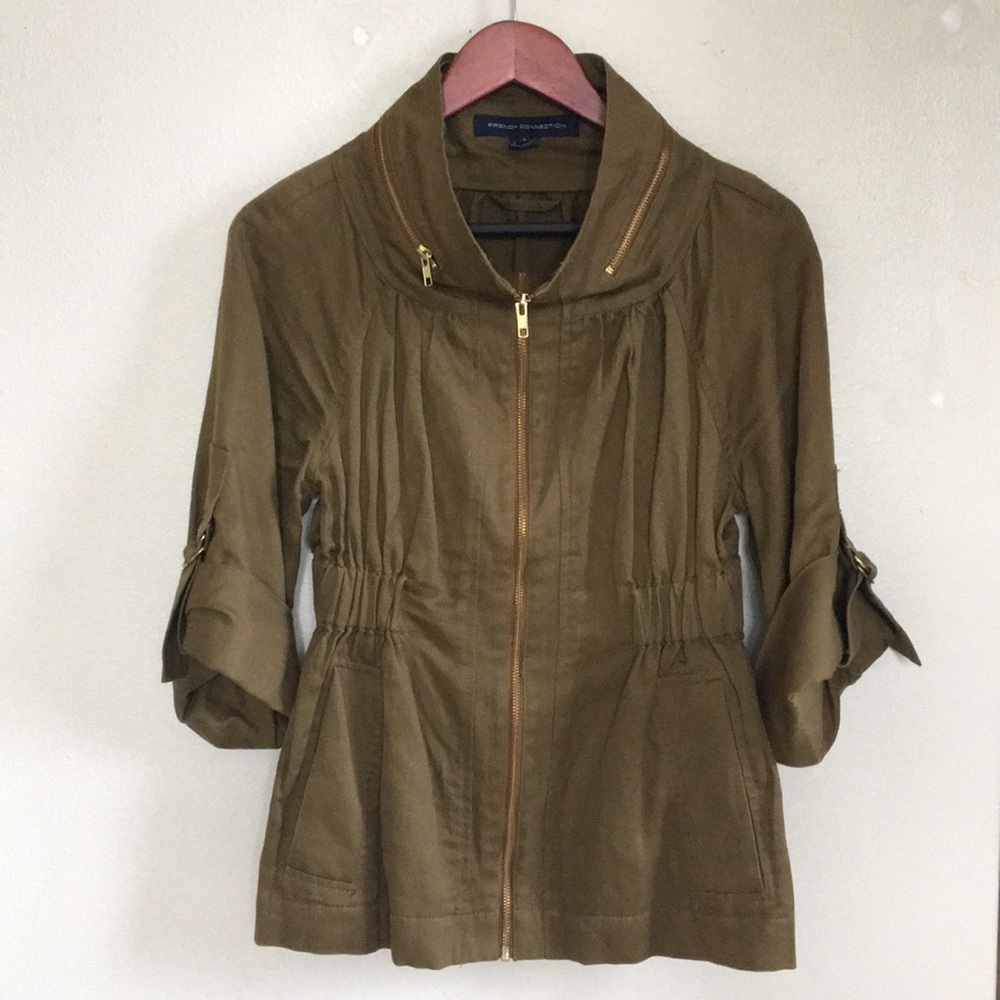 ‼️LAST CHANCE‼️FRENCH CONNECTION military zipupjkt